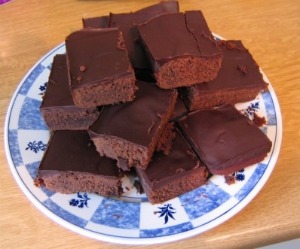 Brownies made with Cocoa